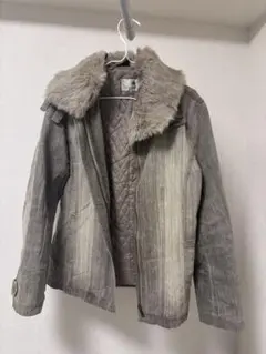 ファー付き y2k ジャケット