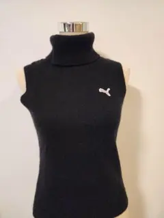 PUMA プーマ▪️ブラック ノースリーブ タートルネック