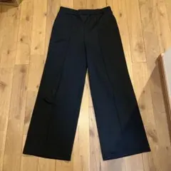 専用　黒 ワイドパンツ ゴムウエスト