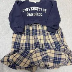 裏毛　トレーナー　ワンピース