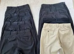 【まとめて8本】GU . UNIQLO 他 メンズパンツ
