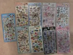 【正規品】 ディズニー プチドロップステッカー 9種セット