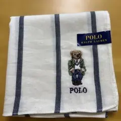 ポロラルフローレンハンカチ くま刺繍