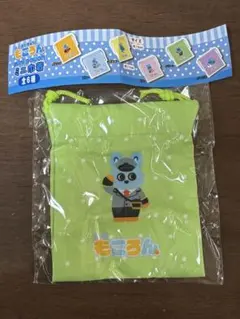 もころん 巾着袋 ライトグリーン　バッグ　ポーチ