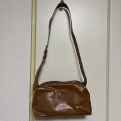 DISCOAT ブラウン ショルダーバッグ【未使用】
