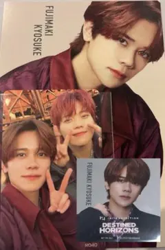 藤牧京介 トレカ フライヤー コースター