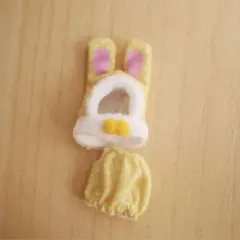 【服のみ】シルバニアファミリー　赤ちゃんカラフルウサギコスチューム　黄色