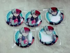 僕のヒーローアカデミア ヒロアカ 轟焦凍 アニマル 缶バッジ 5個