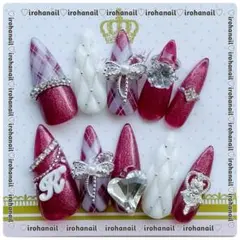 ネイルチップ オーダー受付中 量産型 ワンホン 推し活 オタク y2k 韓国