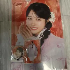 佐野愛花 好きくじ缶バッチ　カード　ファイルセット