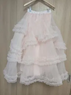 treat ürself チュールスカート ピンク