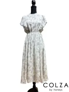 花柄 半袖ロングワンピース 春夏 C·O·L·Z·A A196