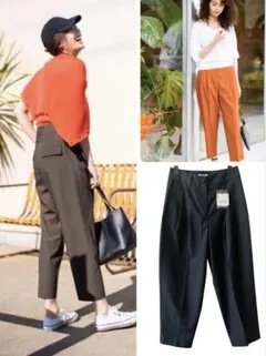 プラステ テーパード タイプライター パンツ　未使用のサムネイル