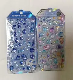 ボンボンドロップシール シャーベット ／よるねこボンボン、らめーるボンボン