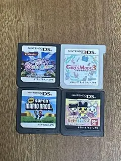 3DSソフト・DSソフト(4個セット)マリオ、たまごっちなど