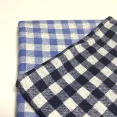 【　チェック柄　セット 】ニット生地