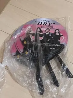 BLACKPINKブラックピンク　スーパードライ　SUPERDRY うちわ 2枚