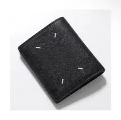 【Maison Margiela】二つ折りレザー財布 ブラック