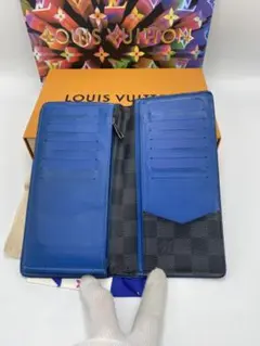 新型　ルイヴィトン 長財布 ポルトフォイユ ブラザ ダミエグラフィット黒のサムネイル