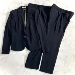 ベイジ LUIZA セットアップ ジャケット × 2本パンツ ３点 ブラック 6のサムネイル