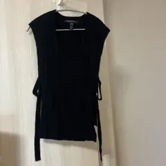 mizuiro ind ブラックニットベスト