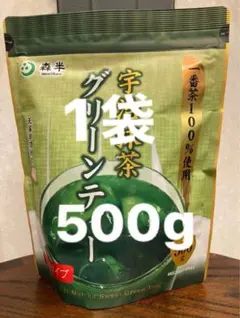 【大容量】デパ地下のグリーンティー　500g 1袋　宇治抹茶　森半　産後ケアに！