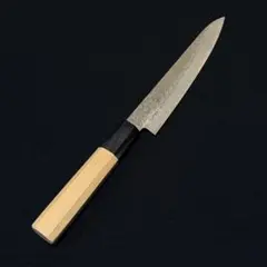 包丁 都 ペティ AUS8 ダマスカス 積層強化木柄 130mm 39 包丁 都 ペティ AUS8 ダマスカス 積層強化木柄 130mm 39 - メルカリ