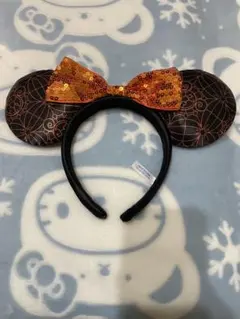ディズニー ミニー カチューシャ スパンコール ハロウィン