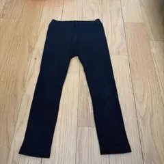 UNIQLO キッズ リブレギンス ブラック 110