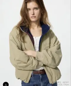 UNIQLO フリーススタンドブルゾン XXL