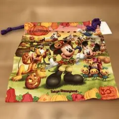 ミッキー＆ミニー＆ドナルド＆グーフィー＆プルート　巾着　ディズニー　ハロウィン