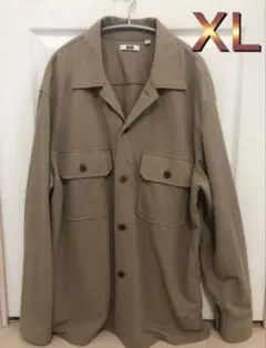 UNIQLO U 20SS ミリタリージャージーシャツ Beige XL