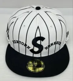 Supreme ストライプ 59FIFTY キャップ 7 1/4 - メルカリ