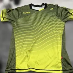 hummel JASPO サッカーシャツ L グリーン/イエロー
