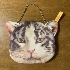 muchacha(あちゃちゅむ)猫顔ポーチ