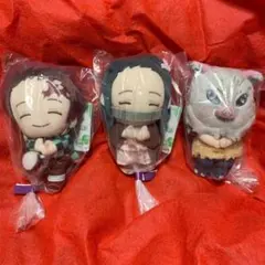 鬼滅の刃 ぽふっと ぬいぐるみ 炭治郎 禰豆子 伊之助 きめつ