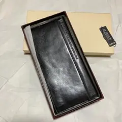 【保管未使用品】【EX DESIGN】 牛革 / 長財布（小銭入れなし） 札入れ