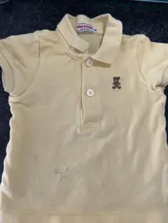 ミキハウス ポロシャツ 80サイズ イエロー