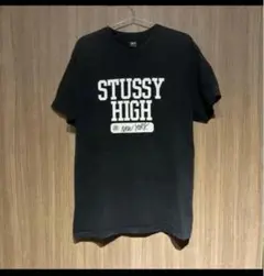 STUSSYブラック Tシャツ