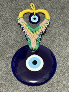 ハンドメイド ナザールボンジュウ 壁飾り1点物 - メルカリ
