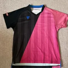 VICTAS 卓球ウェア Lサイズ ブラック/ピンク