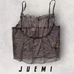 お値下げ不可【新品タグ付き】JUEMI ジュエミ シアー キャミ　シースルー