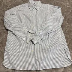 シャツ 長袖 ストライプ