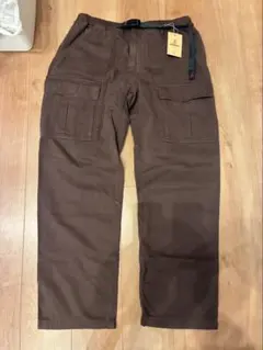 新品タグ付 Gramicci フロントカーゴパンツ ブラウン XLのサムネイル