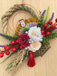 NO.85しめ縄 しめ縄リース お正月飾り　　しめ飾り 2026