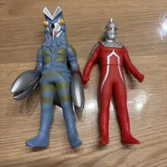 ウルトラマンセブン　バルタン星人　ソフビセット