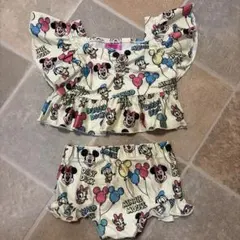Disney ベビー水着 95cm ミッキー＆フレンズ 女の子水着