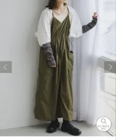 キャミワンピース カーキ