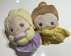 Disney ラプンツェル＆美女と野獣 ベル ぬいぐるみセット