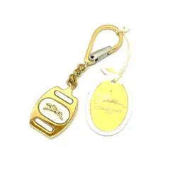 LONGCHAMP キーホルダー キーリング ゴールド&ブルー 馬 - メルカリ